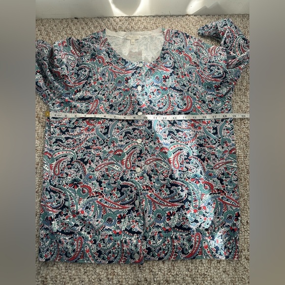 Talbots Button down Cardigan size LP - Picture 7 of 7